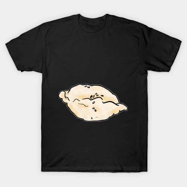 Gyoza black T-Shirt by Uwaki